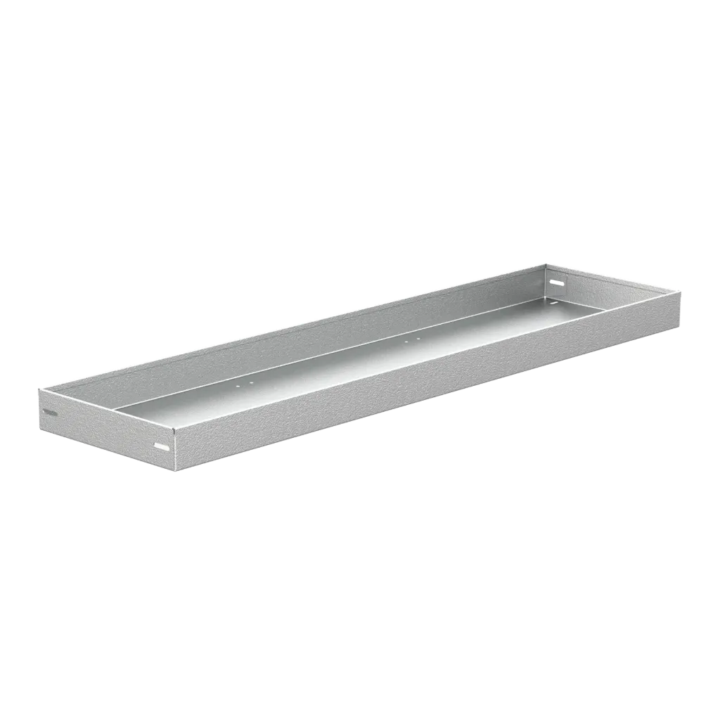 Auflagekasten mit klappbare kopfsiete 160x1830-3460 mm