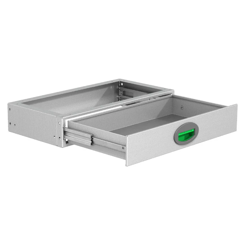 Schublade 300x605x110 mm - mit Teleskop-Rollenlager